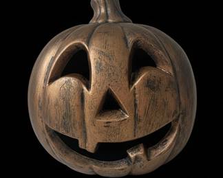 Large BronzeColored JackoLantern