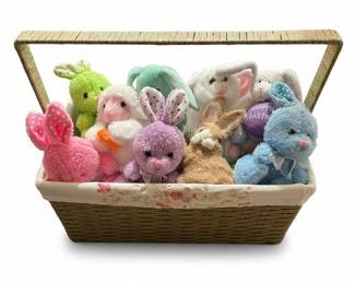 Easter Plush Toy Basket Assortment