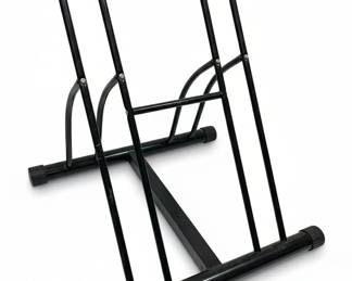 Black Metal Single Bicycle Floor Stand