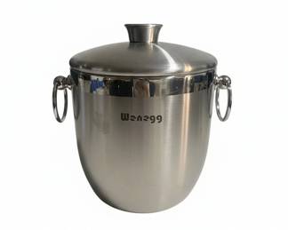 Wenegg Stainless Steel Ice Bucket with Tongs