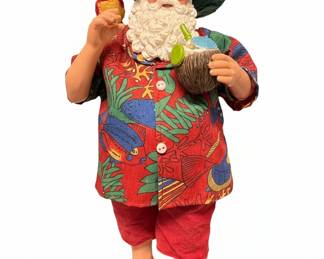 Beach Santa Claus Figurine