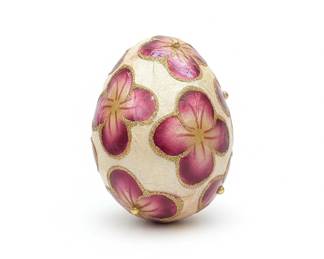 Decorative Floral Egg