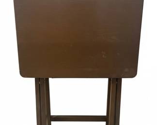 Folding TV Tray Table Set of