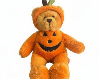 Plushland Pumpkin Bear Plush Toy