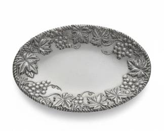 Lenox Grape Weave Metal Serving Tray