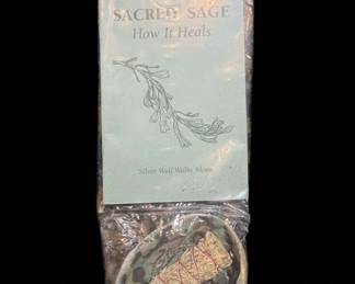 Sacred Sage Smudge Pack with Abalone Shell by Silver Wolf Walks Alone