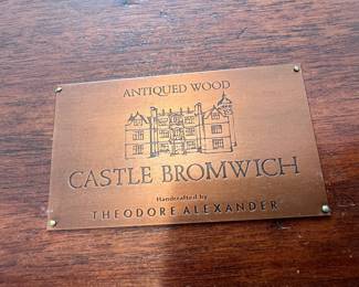 Theodore Alexander Castle Bromwich Antiqued Wood Coffee Table fifth image