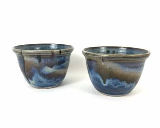 Handmade Ceramic Planters with Drip Glaze