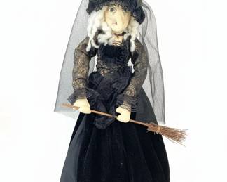 Witch Doll with Broom
