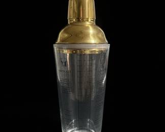 Blacksmith Recipe Cocktail Shaker Glass