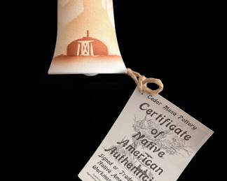 Cedar Mesa Pottery HandPainted Wind Bell by Fenally Dine