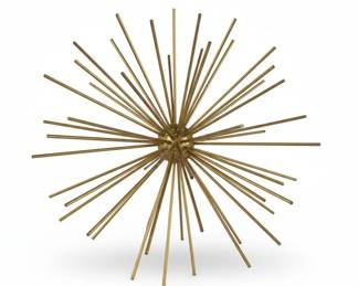 MidCentury Modern Starburst Wall Sculpture