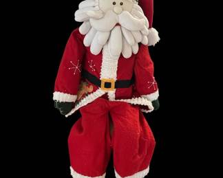 Large Plush Santa Claus Christmas Decoration