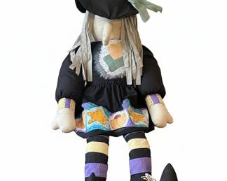 Large Fabric Witch Doll