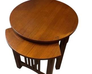 Mission Nesting Tables * Solid Wood * Modern