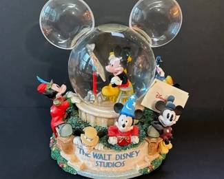 Walt Disney Studios Musical Water Globe