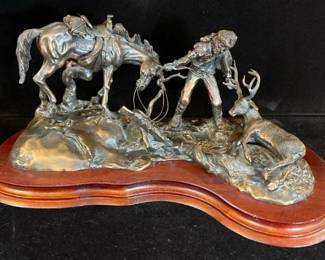 Danny Edwards Bronze Sculpture LEGEND 1987