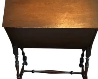 Cute Antique Wood Sewing Box