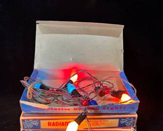 3 Boxes of Radiant Vintage Christmas Lights