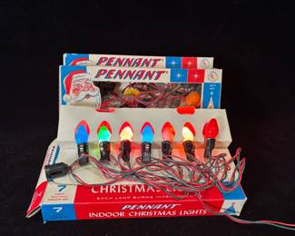 3 Boxes of Pennant Vintage Christmas Lights