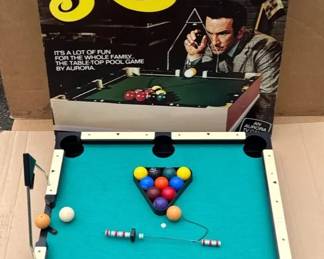 Vintage SKITTLE POOL GAME By AURORA * Original Box