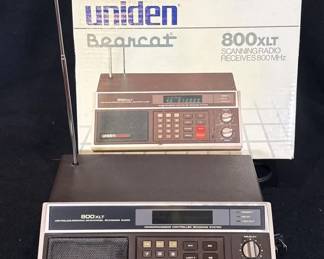 1989 Working Scanning Radio! * UNIDEN Bearcat 800 XLT * Air/Police/800 MHz 40 Channel