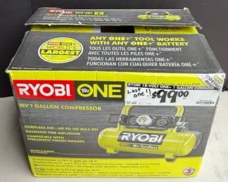 RYOBI NIB 18V 1-Gallon Air Compressor