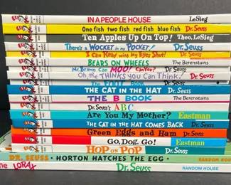 Lot Of Dr. Seuss Books From 1980S