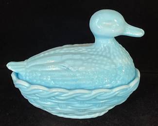Vintage Light Blue Duck