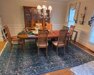 Table with Cane Chairs