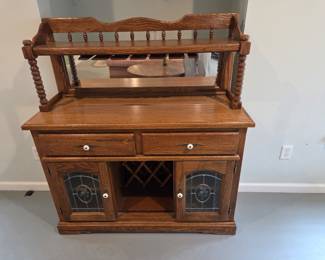 Bar Cart Oak