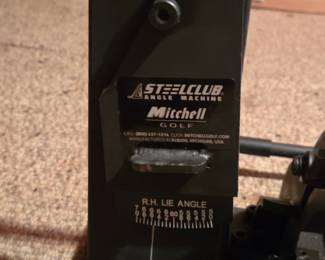 Golf Club Bender Label Closeup