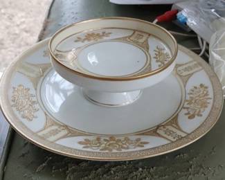 Noritake chip and dip tray