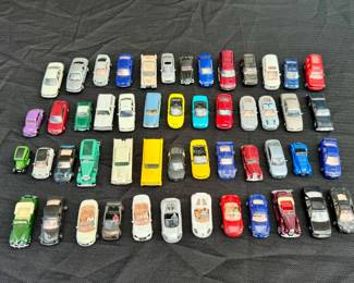 51 PIECE COLLECTION OF 1/87SCALE DIE CAST WITH MANY RARES