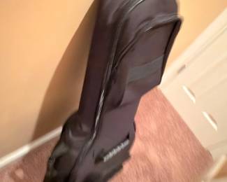 Leather messenger bag