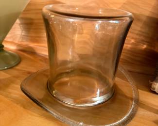 Smoky amber glass cup and saucer set vintage
