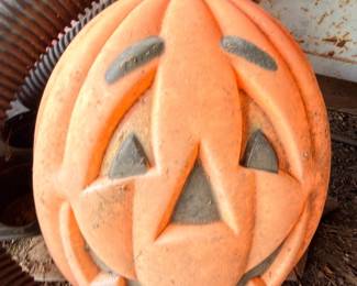 Ceramic jack-o-lantern pumpkin Halloween decor