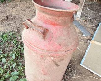 Vintage antique milk can cream can farmhouse decor