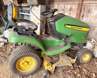 John Deere riding lawn mower tractor