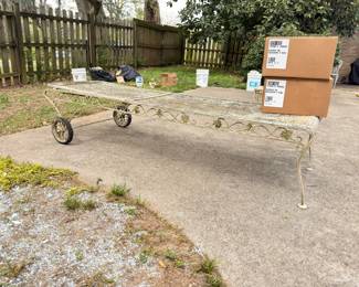 Garden utility cart wagon and outdoor supplies