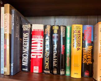 Stephen King hardcover book collection, first editions