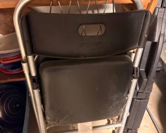 Metal folding chairs