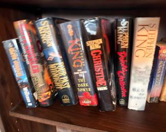 Stephen King hardcovers, Christine, Dark Tower, Bag of Bones