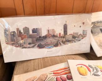 Panoramic Nashville skyline print