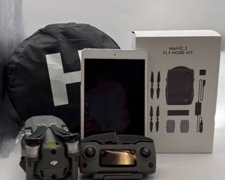 DJI Mavic 2 Fly More Kit and Drone.  Includes tablet and batteries