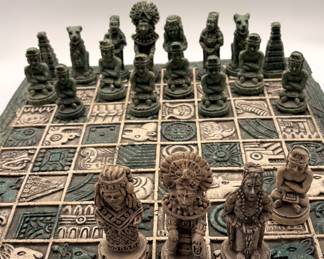 Chess Set Mexico. A gift from Phyllis to Louis