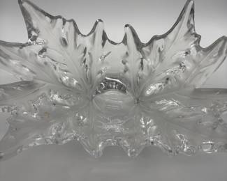 Lalique Champs-Elysees Crystal Bowl. Very large