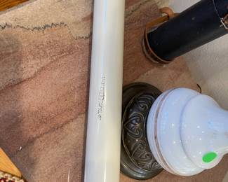 Mariner’s spyglass with dilapidated black case