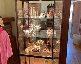 Glass display case