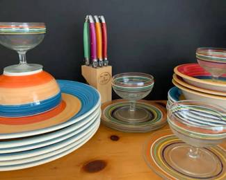 KN192Laguiole  Colorful Serving